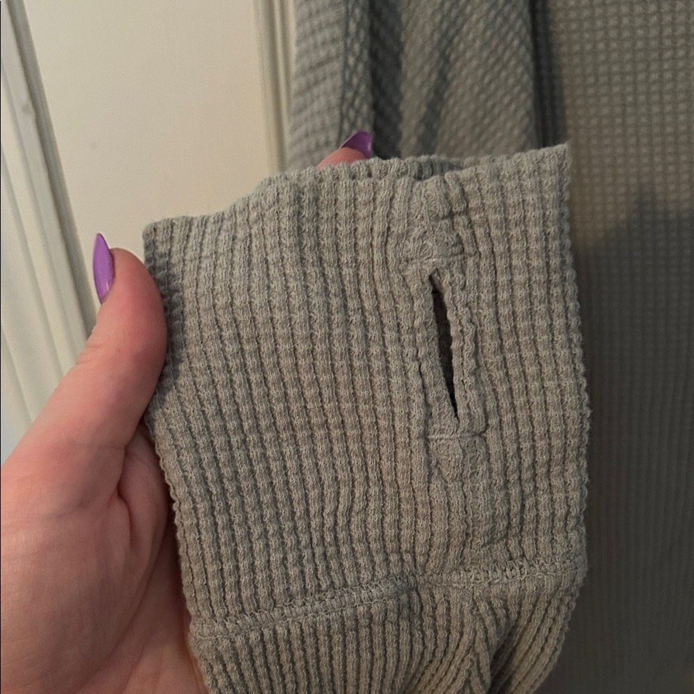 Aerie Sage Button Down Shirt - Picture 3 of 5